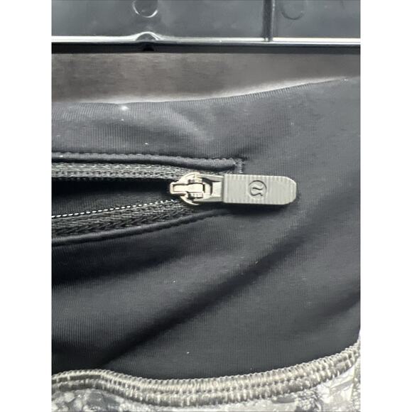 Lululemon Circuit Breaker Skirt II Regular13”Interlaced Alpine White Black Sz 12 - Picture 11 of 14